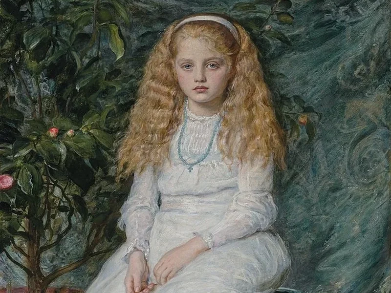 1829-John Everett Millais - Nina, figlia di Frederick Lehmann